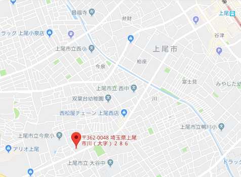 駅から当社までの地図